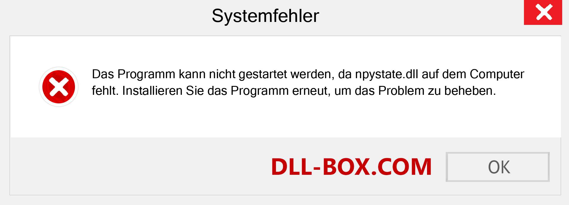 npystate.dll-Datei fehlt?. Download für Windows 7, 8, 10 - Fix npystate dll Missing Error unter Windows, Fotos, Bildern